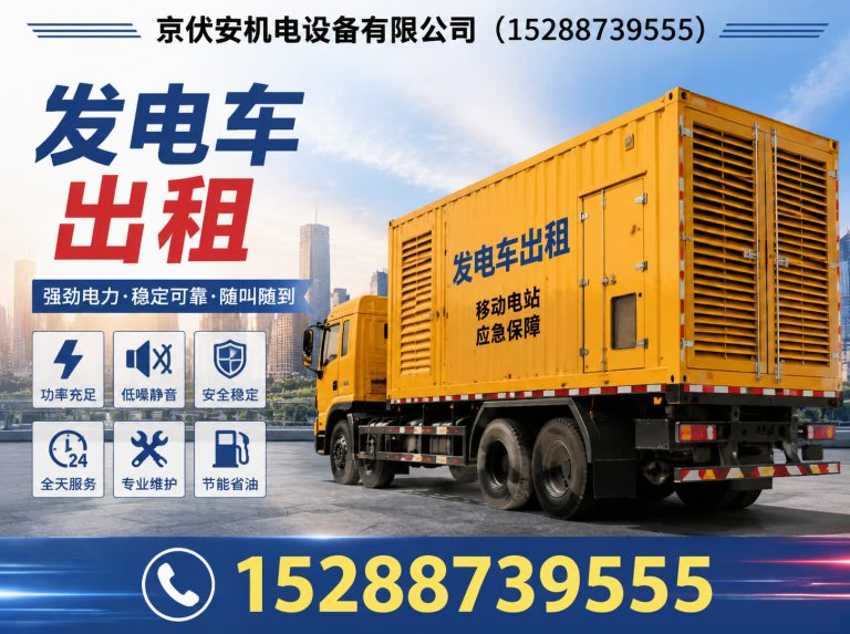 昆明应急发电机出租展示图
